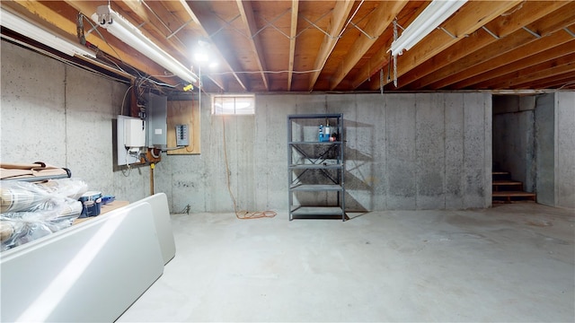 view of basement