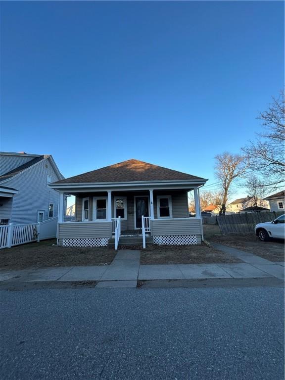 bungalow with a porch