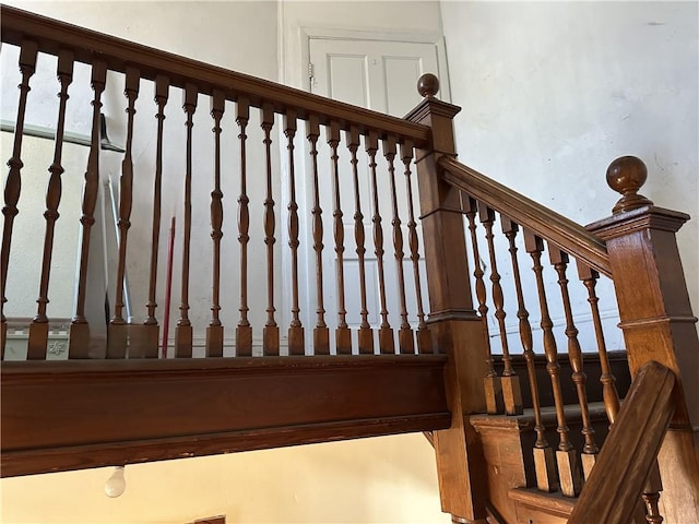 view of staircase