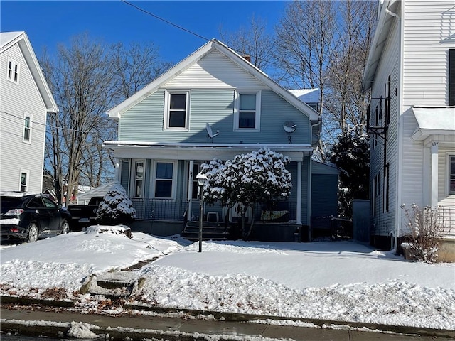 view of front of house featuring a porch