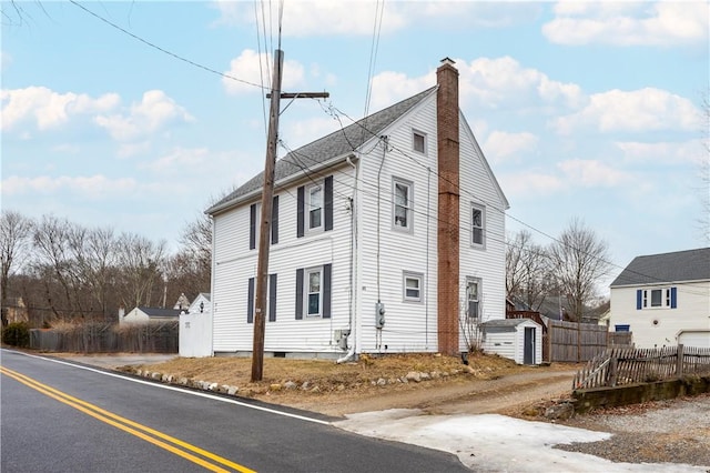 view of side of home