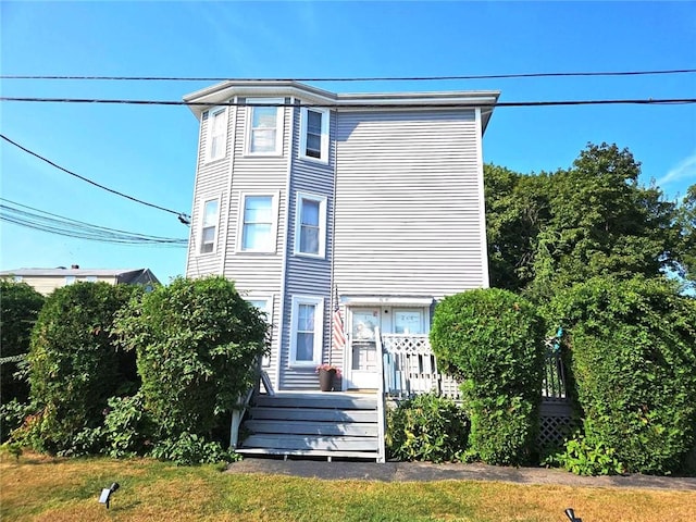 view of rear view of property