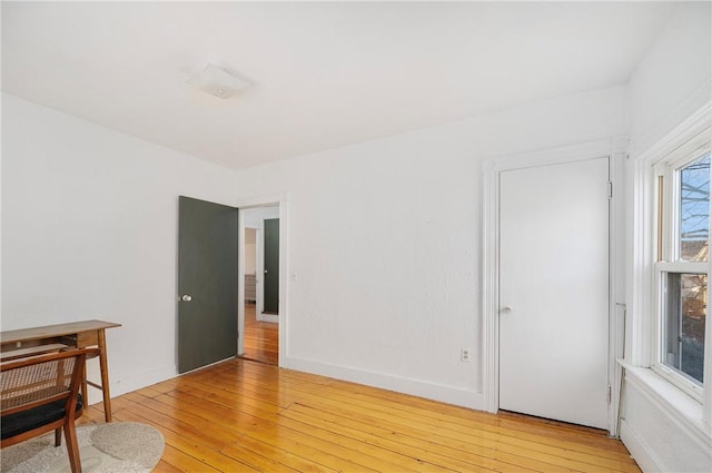 interior space featuring light hardwood / wood-style flooring