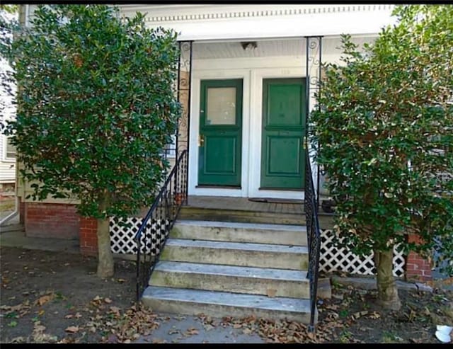 view of entrance to property