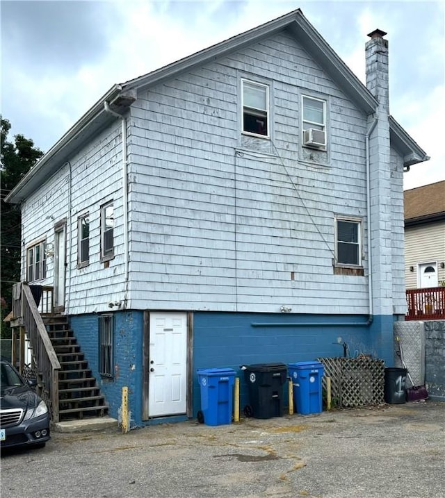 view of rear view of property