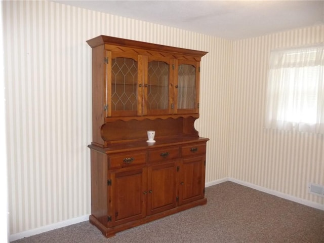 interior details featuring carpet floors