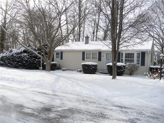 view of ranch-style home