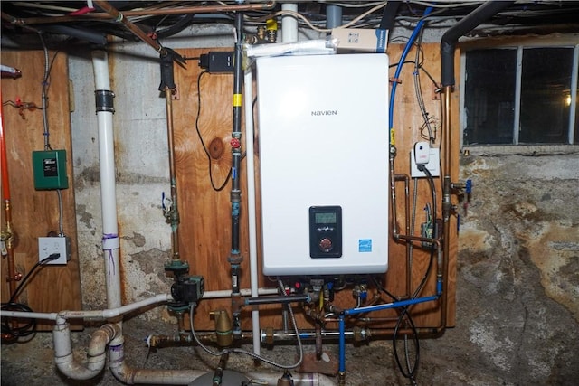 utilities with tankless water heater