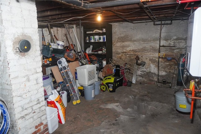 view of basement