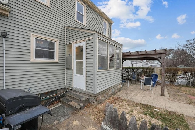 exterior space with grilling area