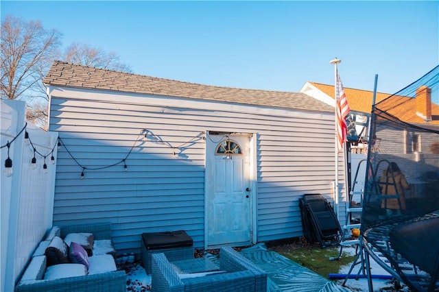 view of outbuilding