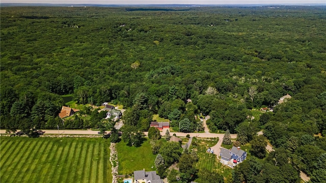 drone / aerial view featuring a rural view