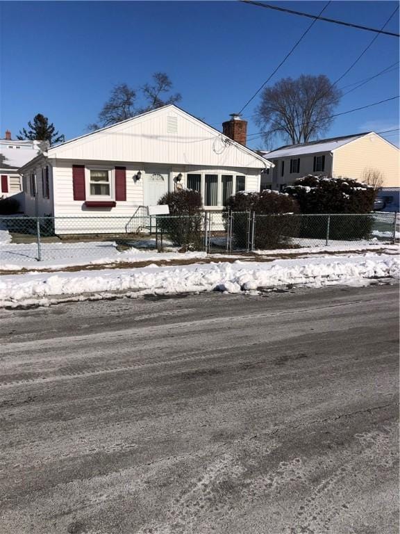 view of front of home