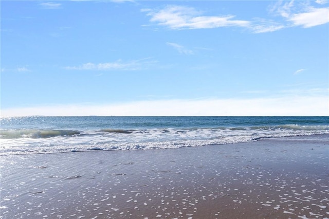 property view of water with a view of the beach