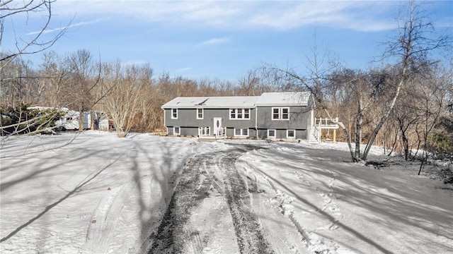 view of front of home