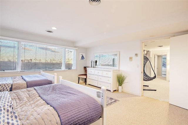 bedroom featuring carpet flooring