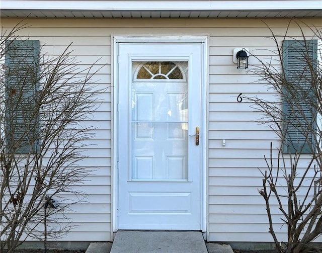 view of entrance to property