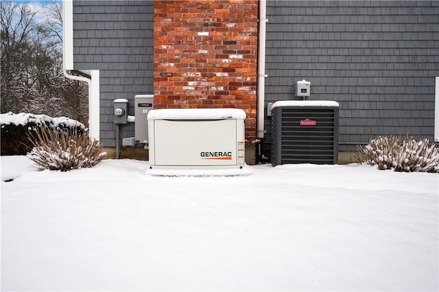 exterior details with central AC unit