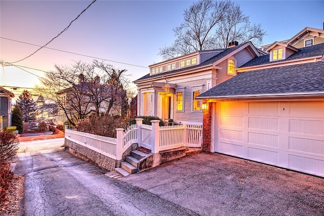 view of front of home