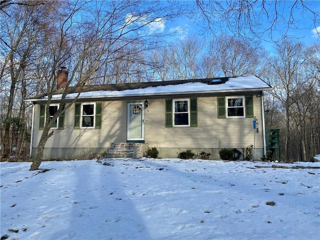 view of front of home