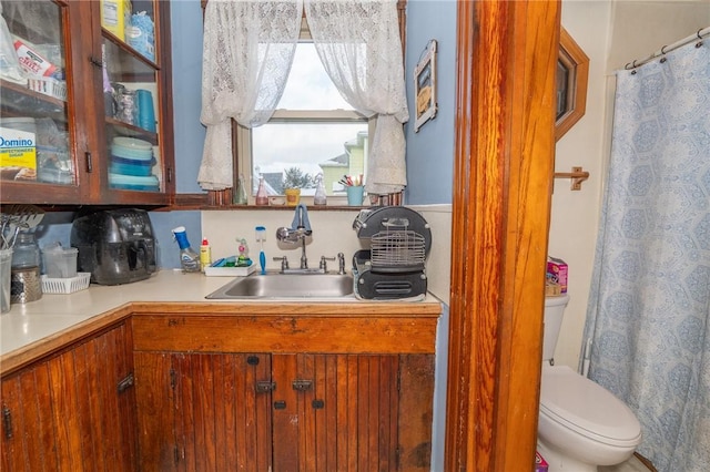 kitchen featuring sink