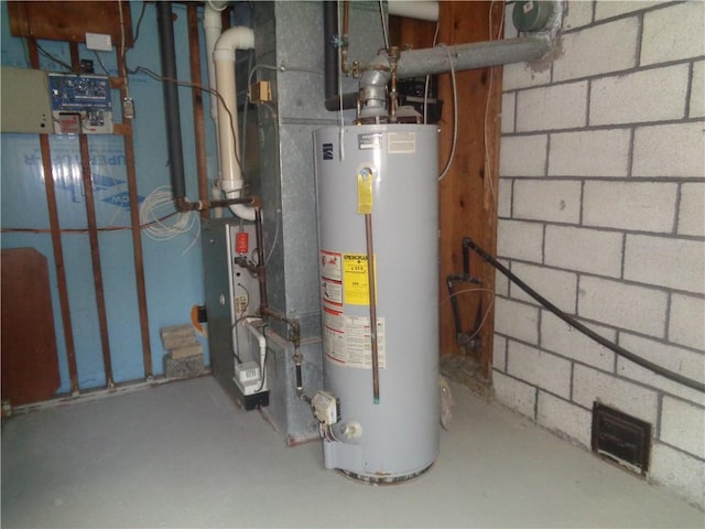 utilities featuring water heater