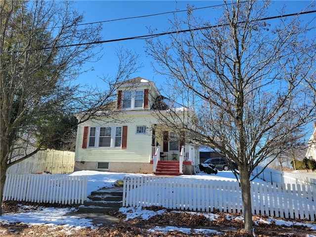 view of front of property