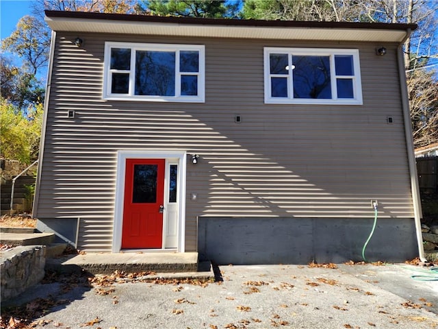 view of front of home