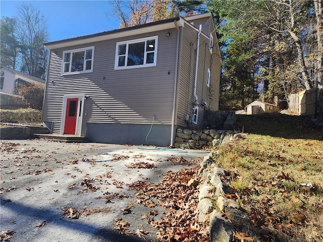 view of rear view of house