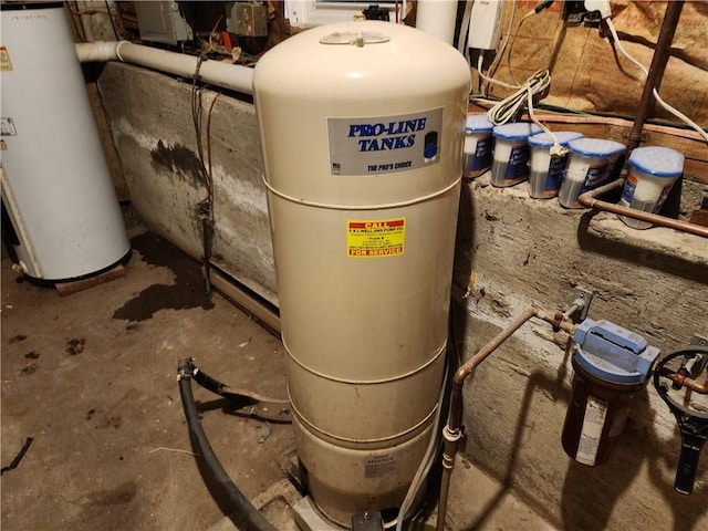 utilities featuring water heater