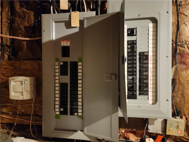 utility room featuring electric panel