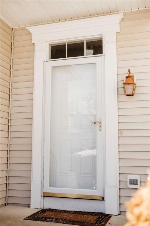 view of entrance to property