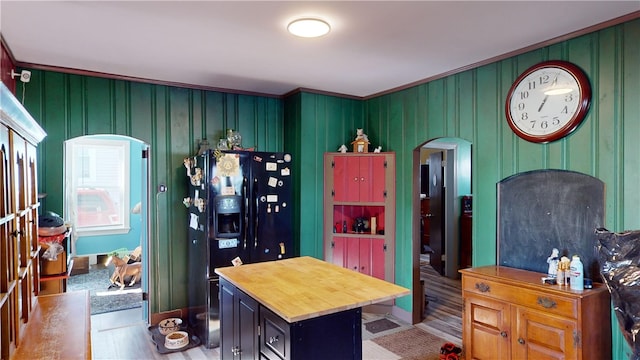 office featuring light hardwood / wood-style flooring