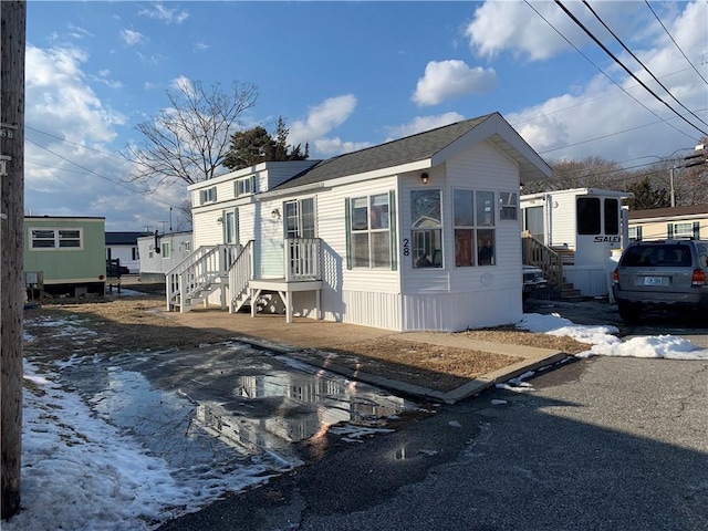 view of manufactured / mobile home