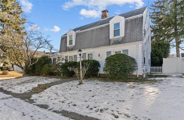 view of cape cod-style house