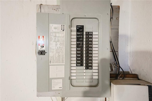 utility room featuring electric panel