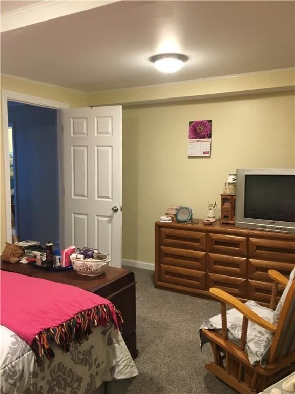 bedroom featuring carpet floors