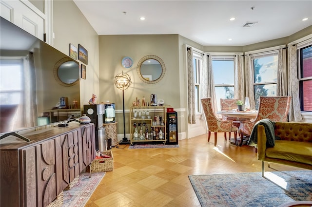 view of sitting room