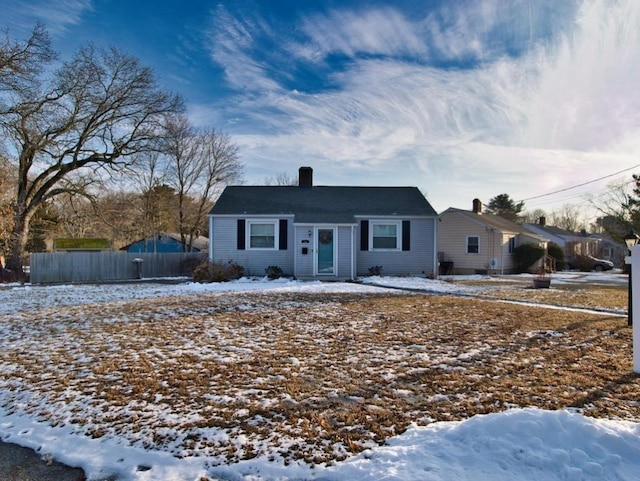 view of ranch-style home