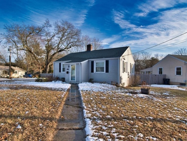 view of bungalow