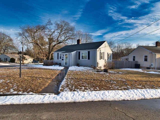 view of ranch-style home