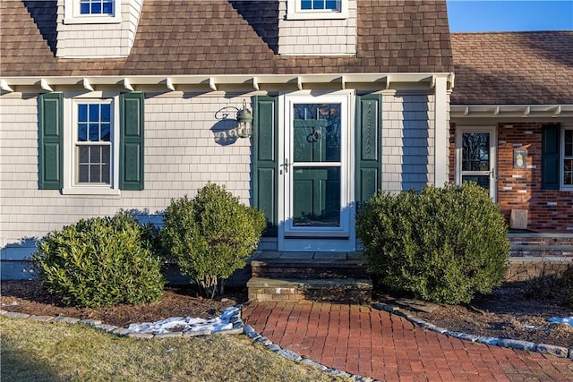 view of entrance to property