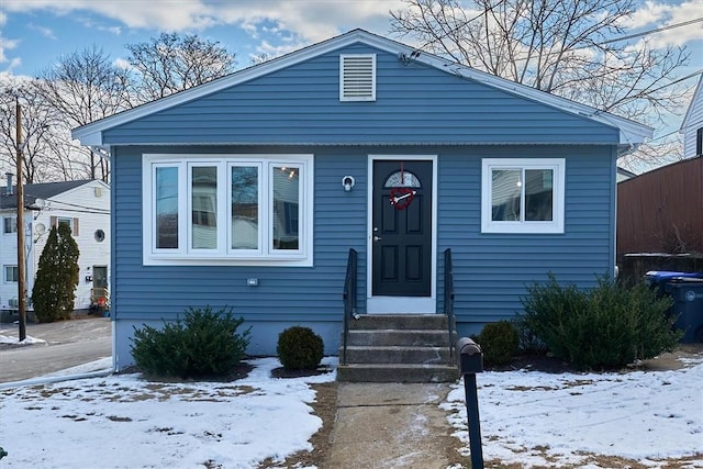 view of bungalow-style house