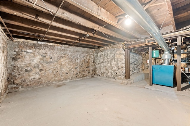 view of basement