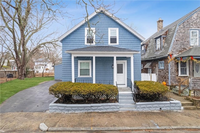 view of bungalow-style house