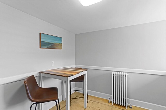 45 Ayrault St Unit 11, Newport, RI 02840 - dining area with radiator