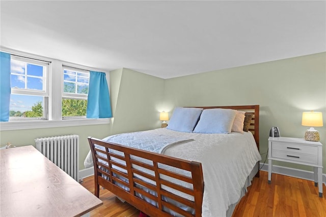 45 Ayrault St Unit 11, Newport, RI 02840 - bedroom with wood-type flooring and radiator heating unit