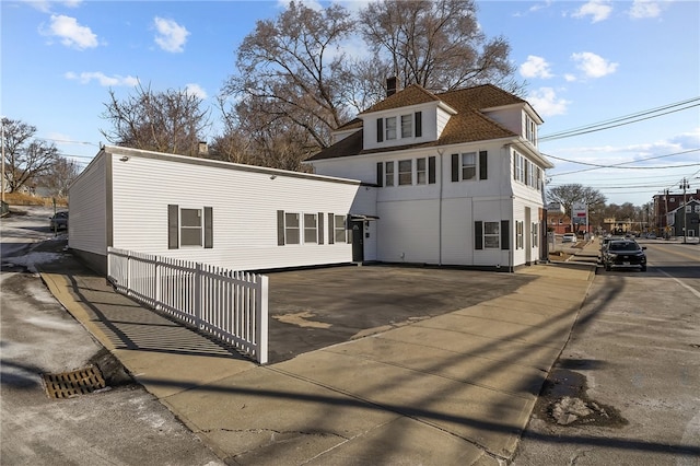 view of front of home