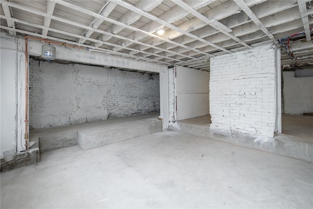 view of basement