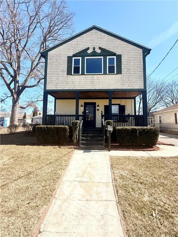 view of front facade with a porch